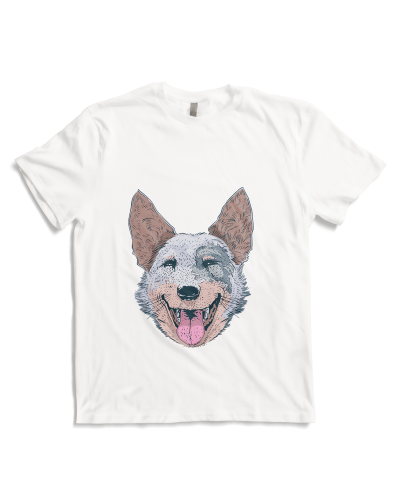 Camiseta Hombre - Perro Alegre