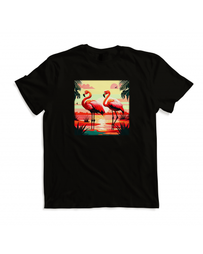 Camiseta Unisex - Flamencos
